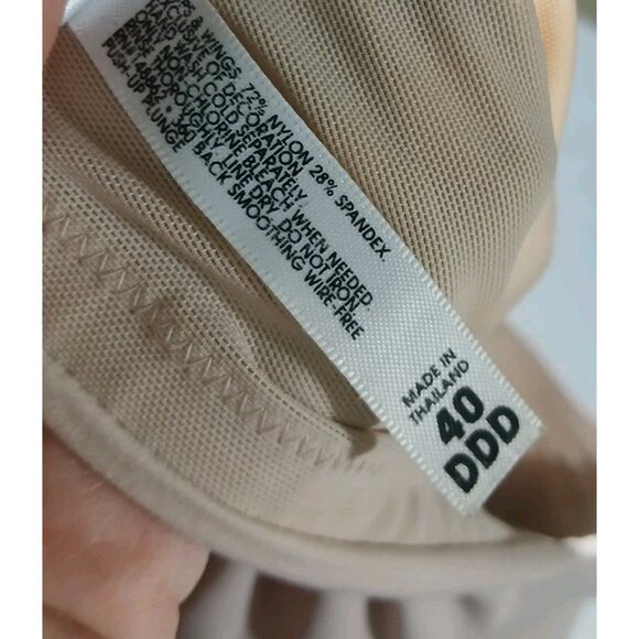 Torrid Curve Dream Wirefree Push Up Bra Size 40DDD Rose Dust - Picture 7 of 7